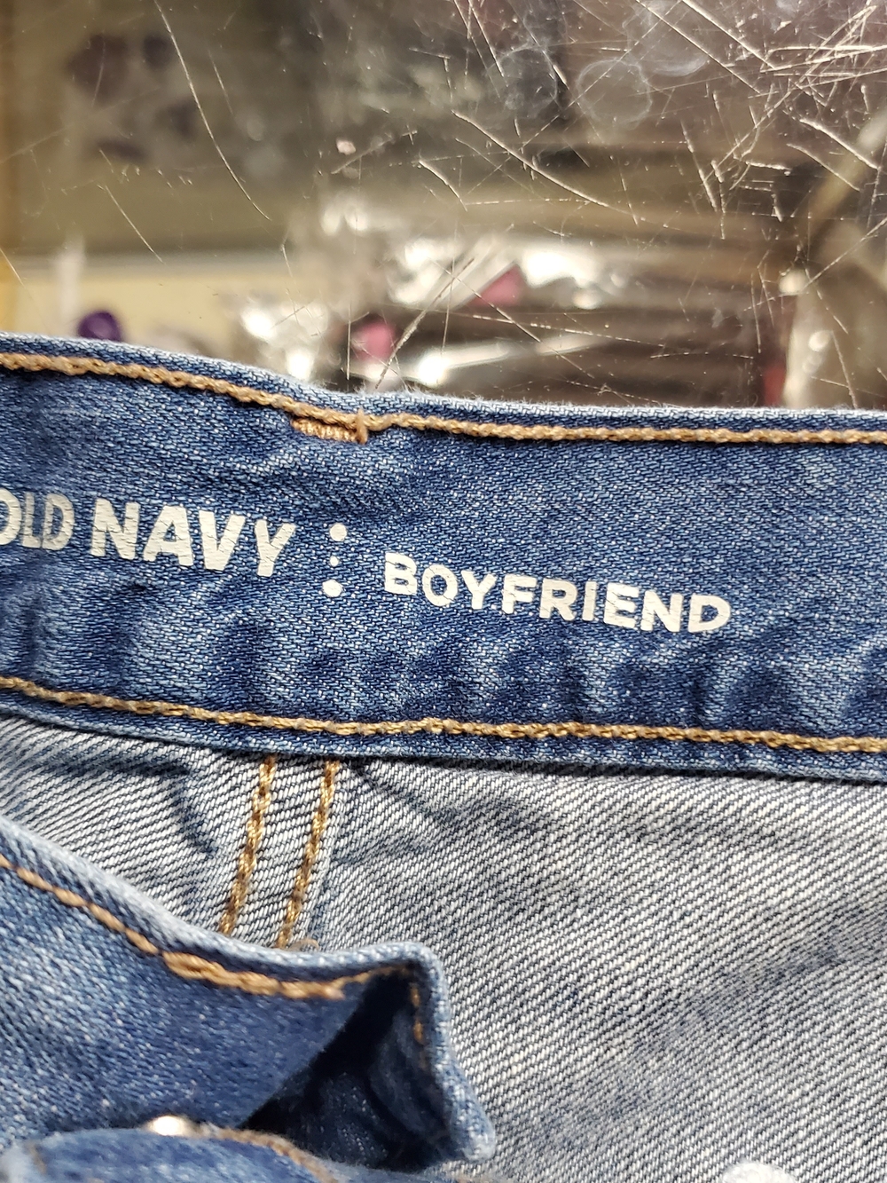 Classic Old Navy Boyfriend Denim Shorts - Light Blue Size 12 - Picture 4 of 10